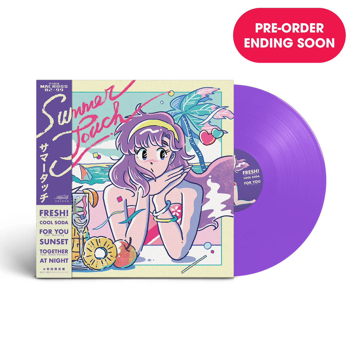 [Pre-order] Macross 82-99 - 'Summer Touch' 12" Colored Vinyl - Neoncity Records